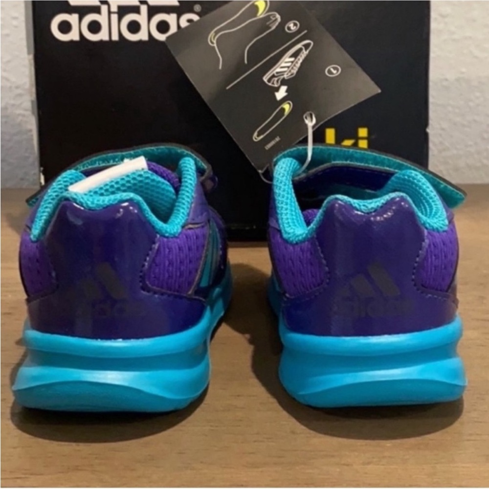 New authentic Adidas baby infant signature retro sneakers tennis shoes sz 4 - Picture 5 of 9